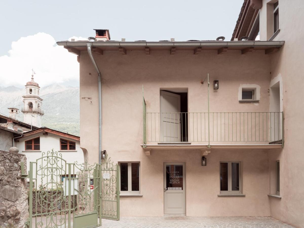 Locanda Via Priula Morbegno Bagian luar foto